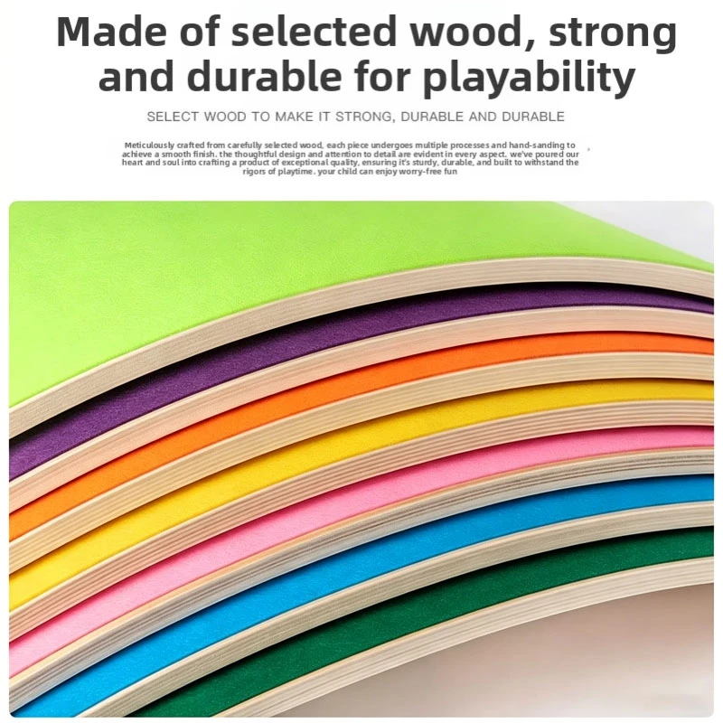 Tabla de equilibrio oscilante de madera