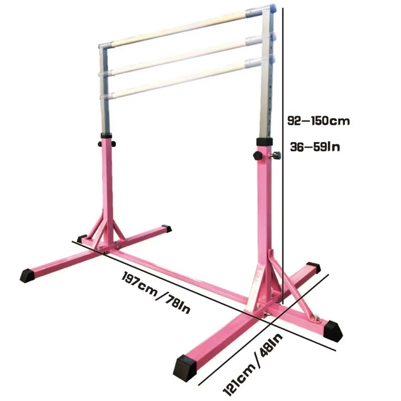 Barra horizontal de gimnasia ajustable para ni&ntilde;os