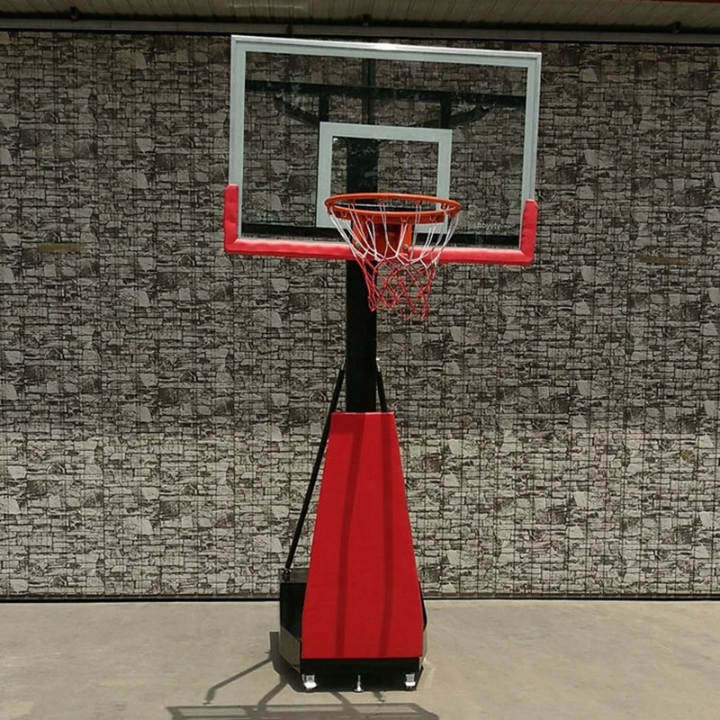 Soporte de baloncesto m&oacute;vil de altura ajustable